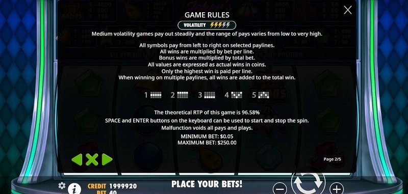 Conoce los secretos para ganar en Joker's Jewels en línea sin costo.